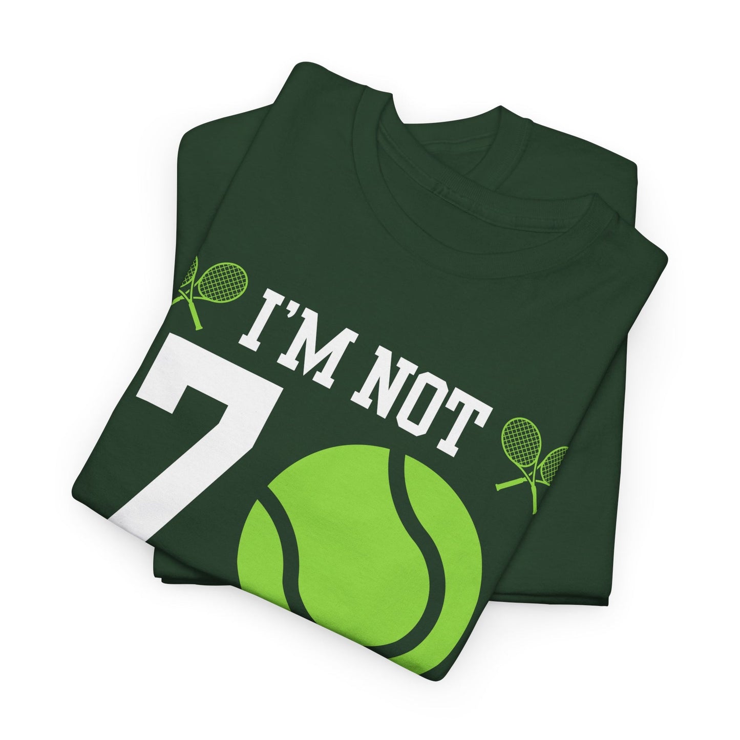 70 YEAR OLD TENNIS PLAYER - Tennis Basic Tee