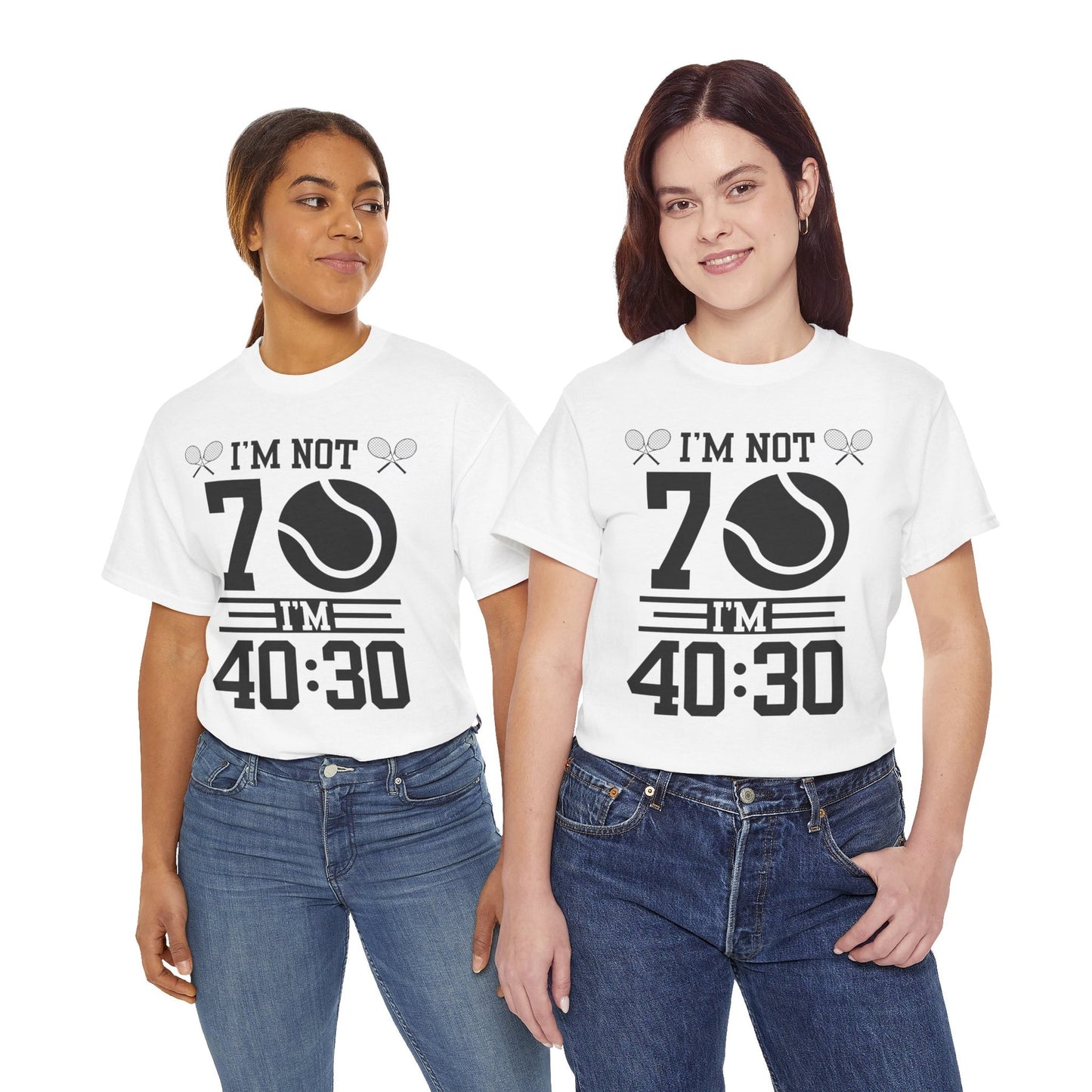 70 YEAR OLD TENNIS PLAYER - Tennis Basic Tee