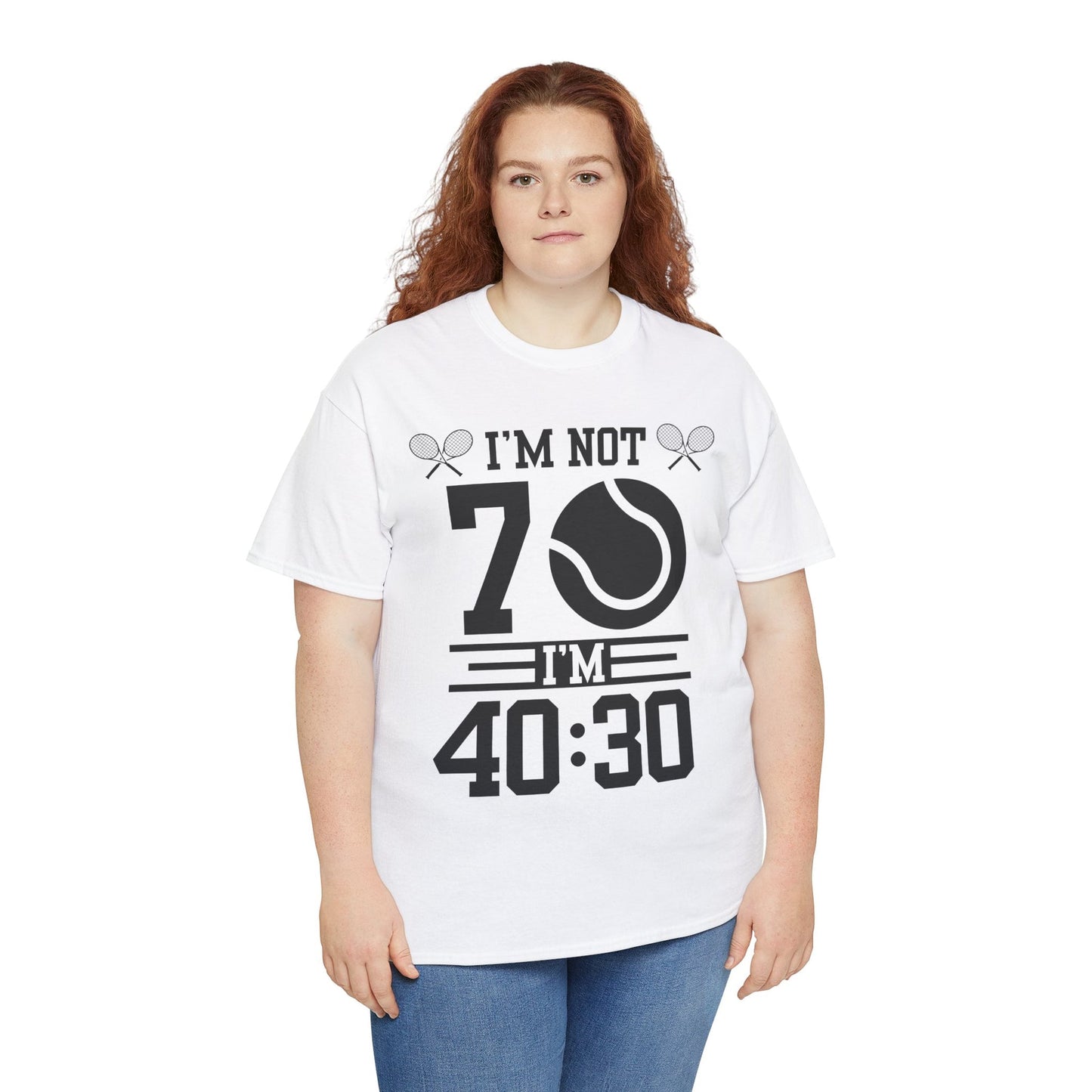 70 YEAR OLD TENNIS PLAYER - Tennis Basic Tee