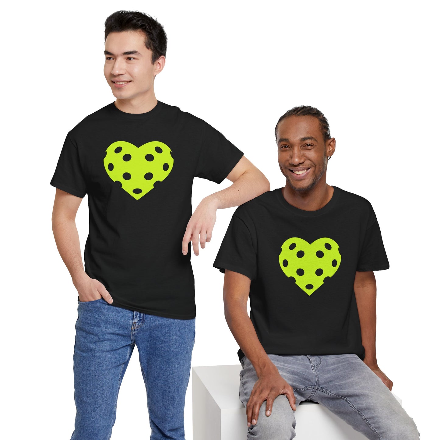 HEART PICKLEBALL 1 - Pickleball (Basic Tee)