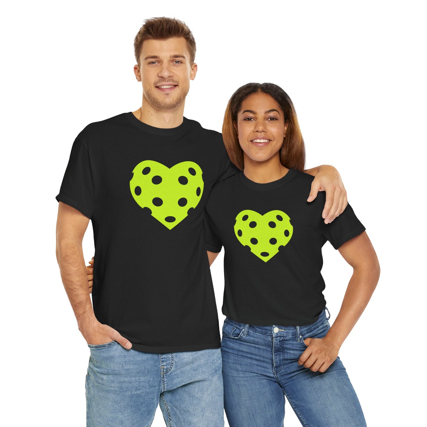 HEART PICKLEBALL 1 - Pickleball (Basic Tee)