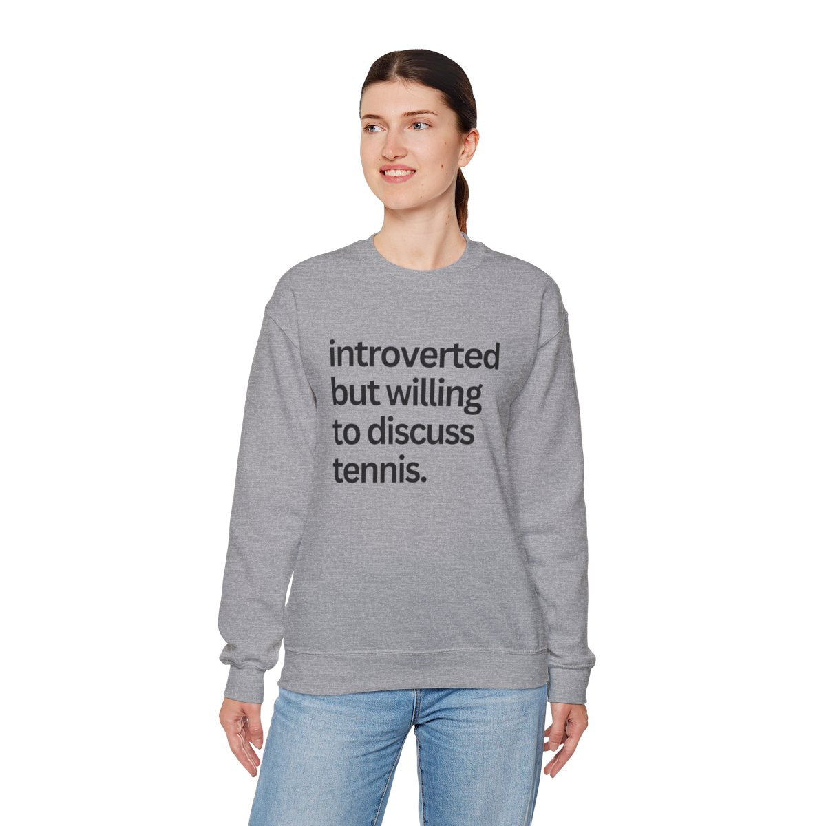 INTROVERT- Tennis Sweatshirt - GRANDSLAM PH