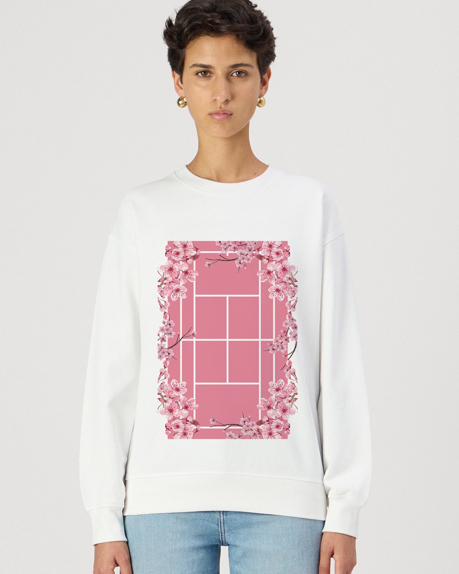 SAKURA 2 - Tennis Sweatshirt – GRANDSLAM Clothing