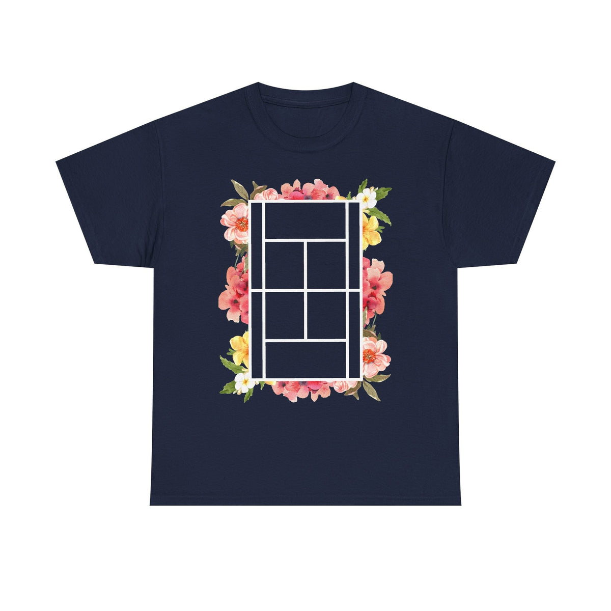 TENNIS FLORAL 1 - Tennis (Basic Tee)