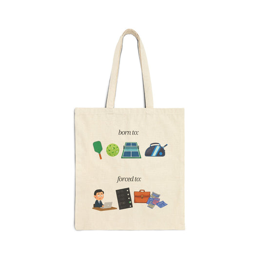 FORCED TO WORK - Pickleball (Tote Bag)