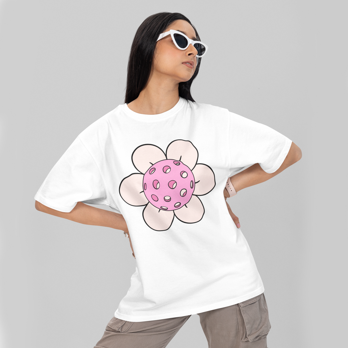 FLOWER 2 - Pickleball (Basic Tee)