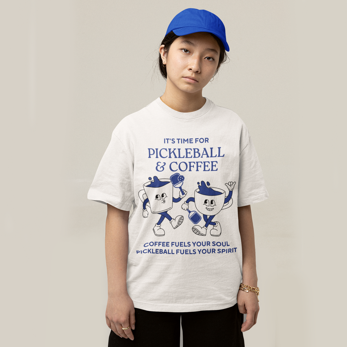 COFFEE & PICKLEBALL 3 - Pickleball (Basic Tee)
