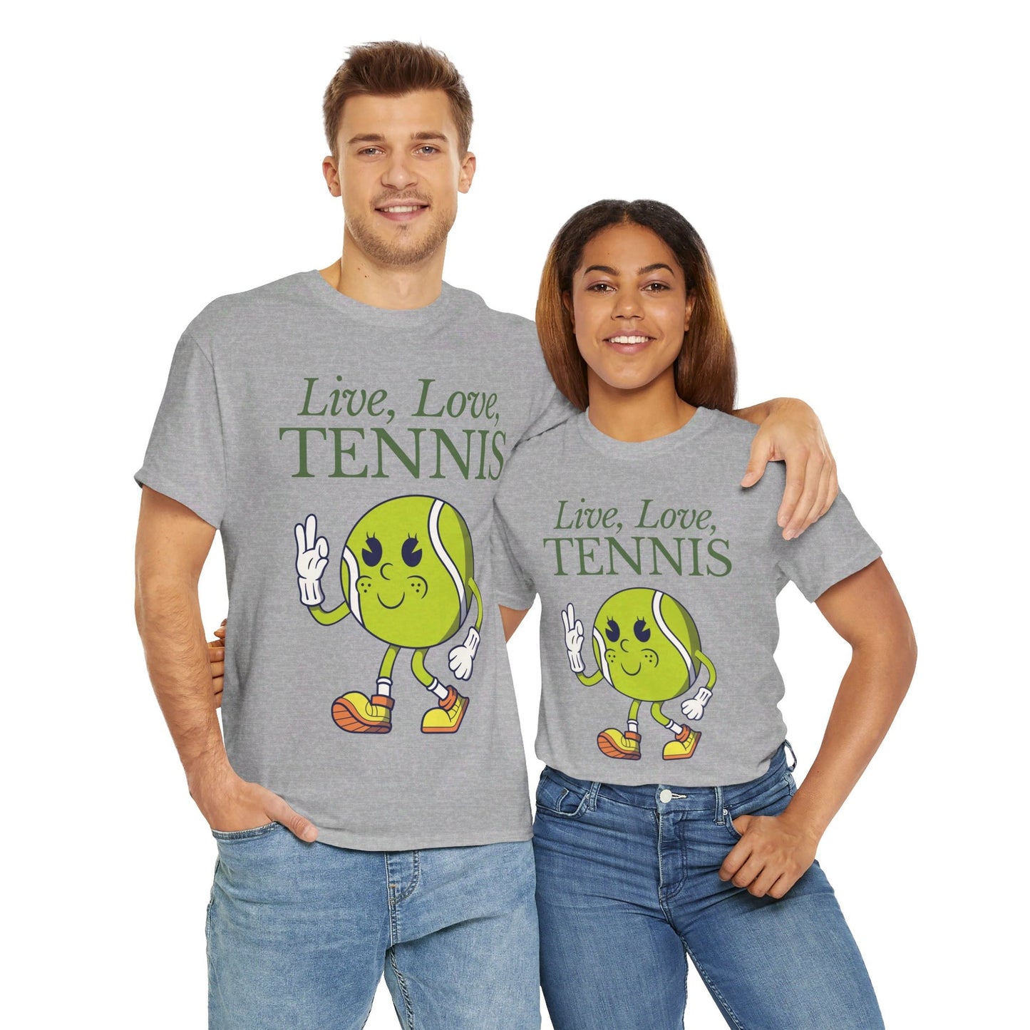 LIVE LOVE TENNIS - Tennis Basic Tee