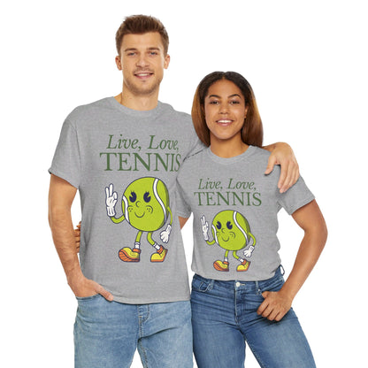 LIVE LOVE TENNIS - Tennis Basic Tee