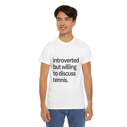 INTROVERT - Tennis Basic Tee