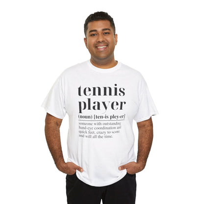 TENNIS PLAYER 1 - Tennis Basic Tee