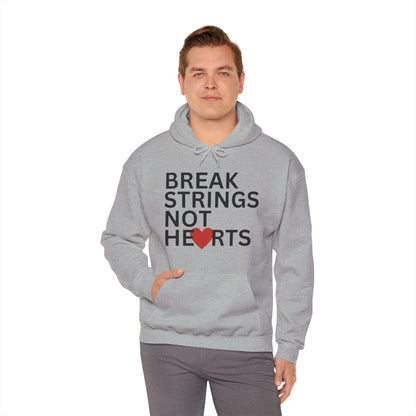 BREAK STRINGS NOT HEARTS - Tennis Hoodie