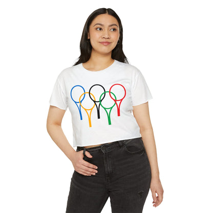 OLYMPICS 1 - Tennis Crop Top