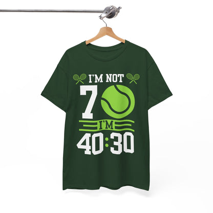 70 YEAR OLD TENNIS PLAYER - Tennis Basic Tee