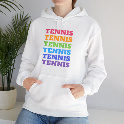 DOWN THE LINE - Tennis Hoodie