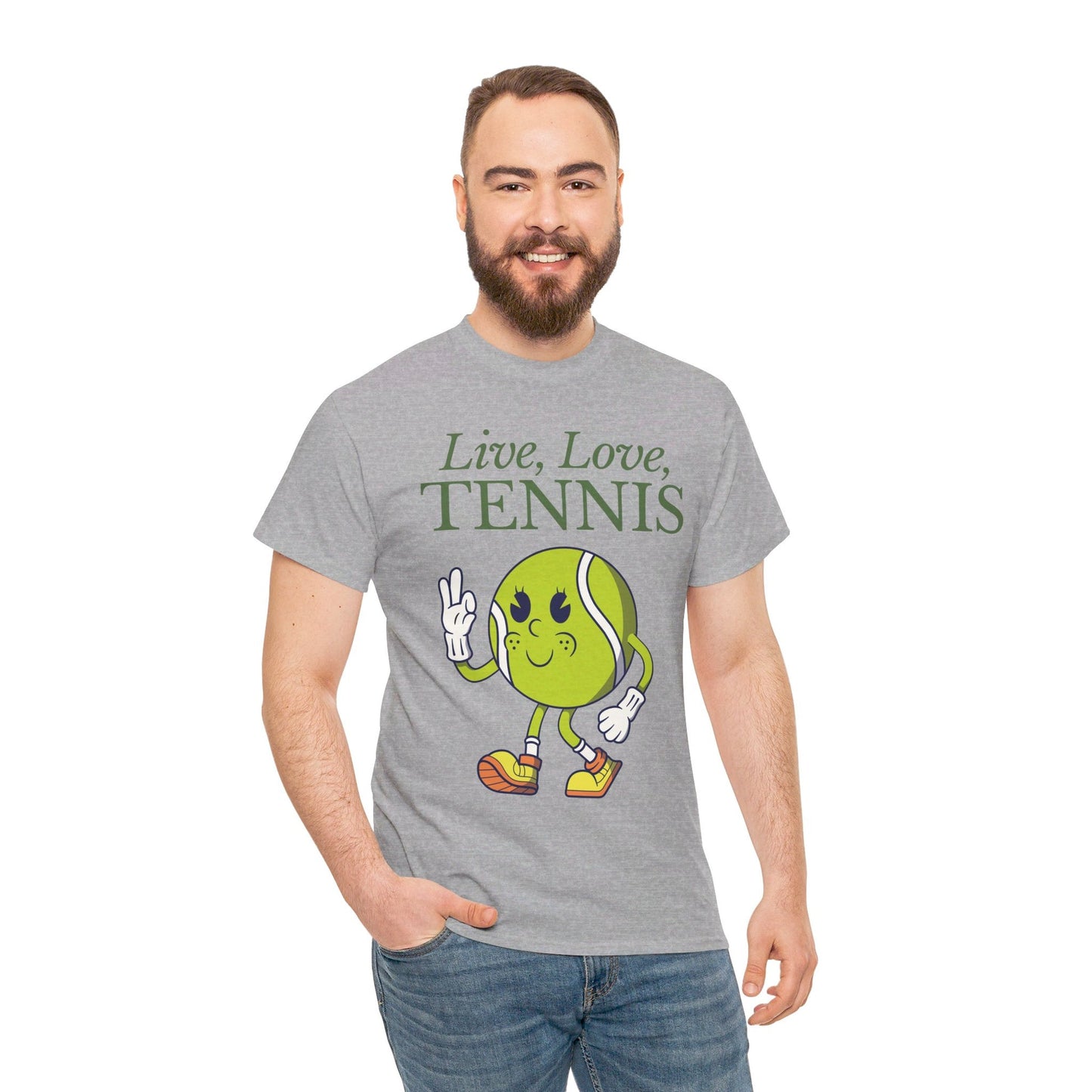 LIVE LOVE TENNIS - Tennis Basic Tee