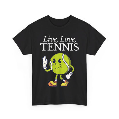 LIVE LOVE TENNIS - Tennis Basic Tee