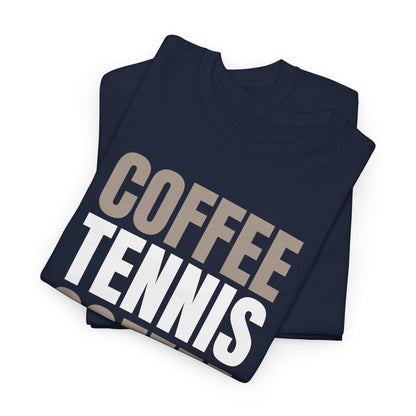 COFFEE & TENNIS 3 - Tennis Basic Tee