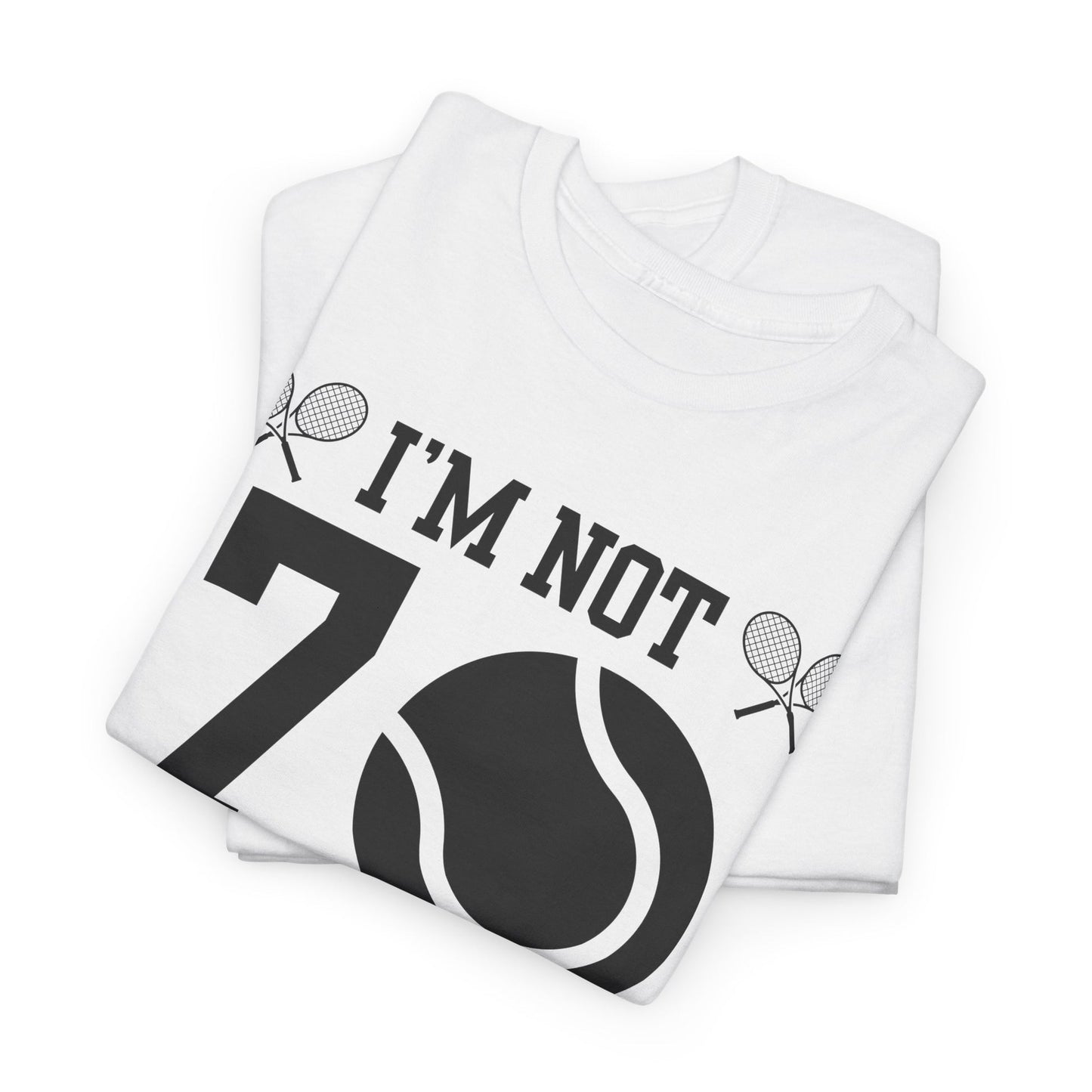 70 YEAR OLD TENNIS PLAYER - Tennis Basic Tee