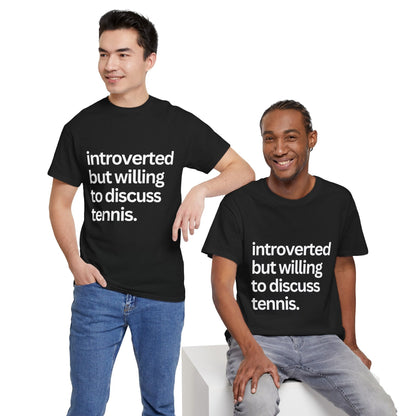 INTROVERT - Tennis Basic Tee