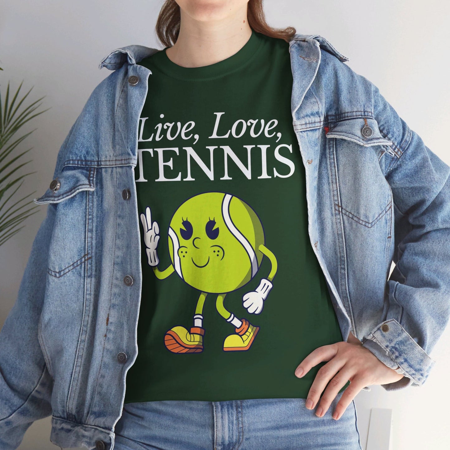 LIVE LOVE TENNIS - Tennis Basic Tee