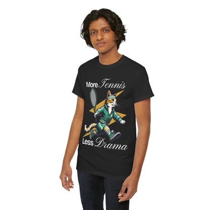 MORE TENNIS - Tennis Basic Tee