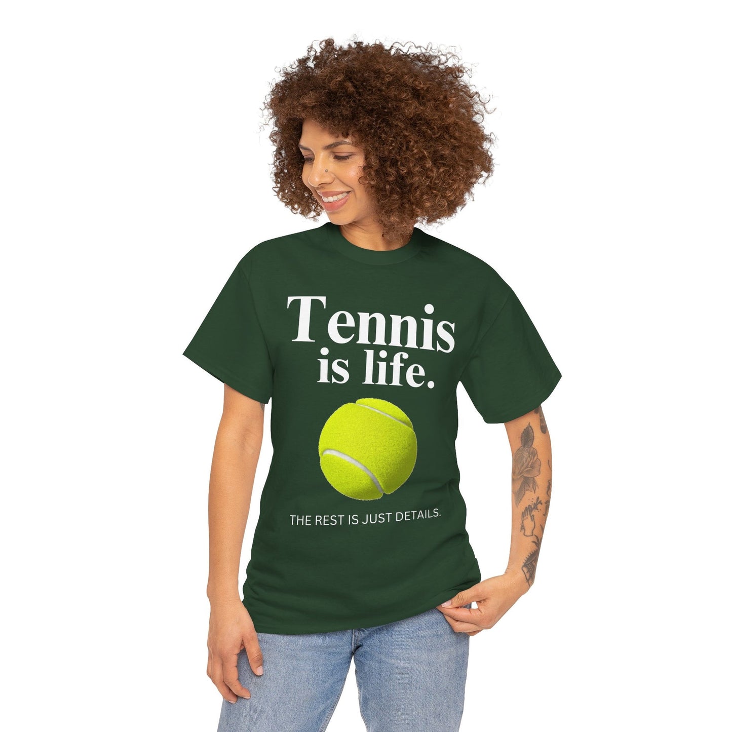 TENNIS IS LIFE  - Tennis Basic Tee