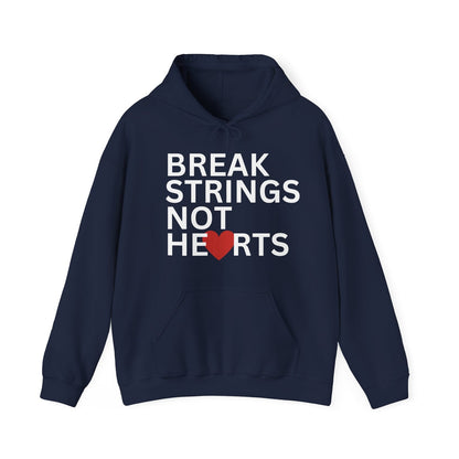 BREAK STRINGS NOT HEARTS - Tennis Hoodie