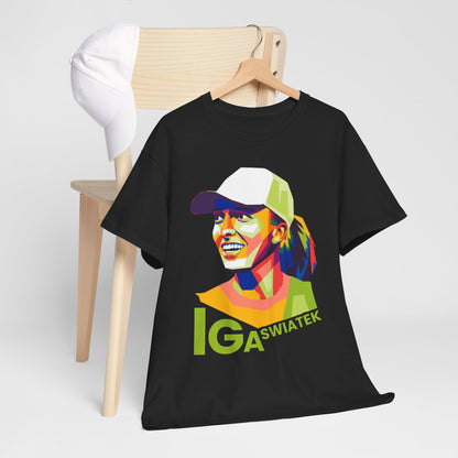 IGA SWIATEK 5 - Tennis Basic Tee