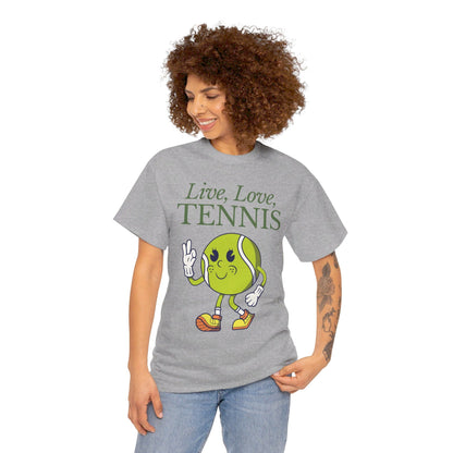 LIVE LOVE TENNIS - Tennis Basic Tee