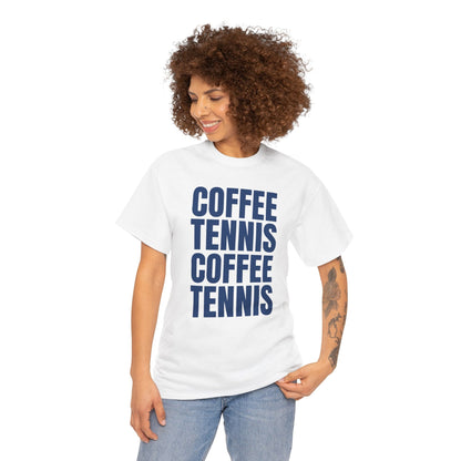 COFFEE & TENNIS 3 - Tennis Basic Tee