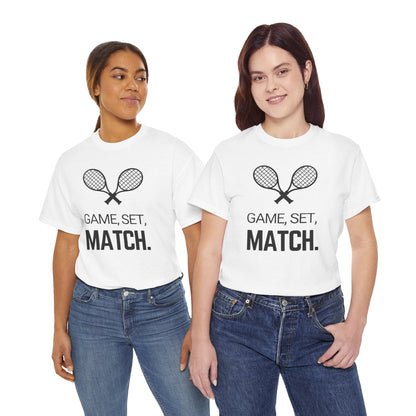 GAME SET MATCH 1 - Tennis Basic Tee