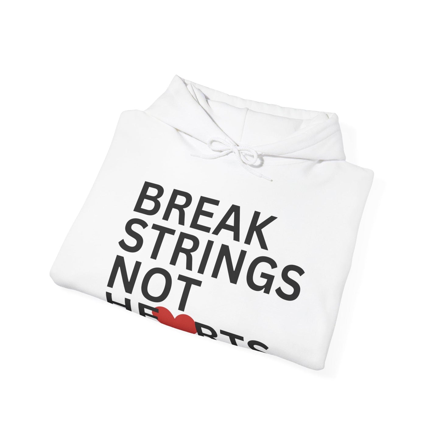 BREAK STRINGS NOT HEARTS - Tennis Hoodie