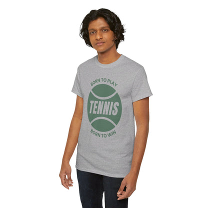 BORN TO WIN - Tennis Basic Tee