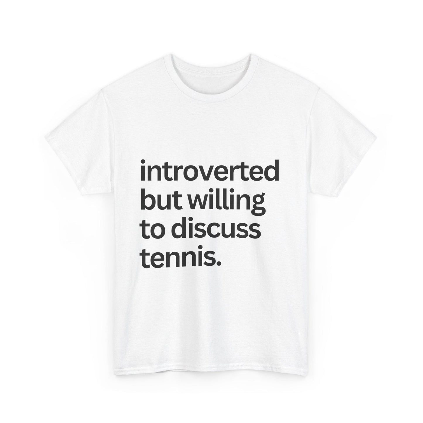 INTROVERT - Tennis Basic Tee