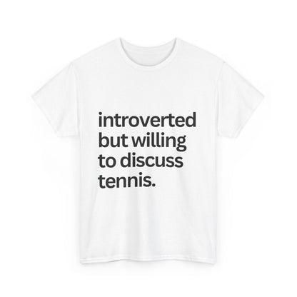 INTROVERT - Tennis Basic Tee