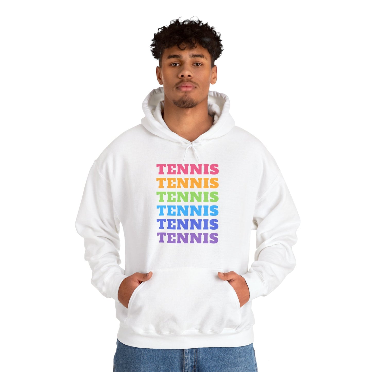 DOWN THE LINE - Tennis Hoodie