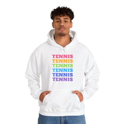 DOWN THE LINE - Tennis Hoodie