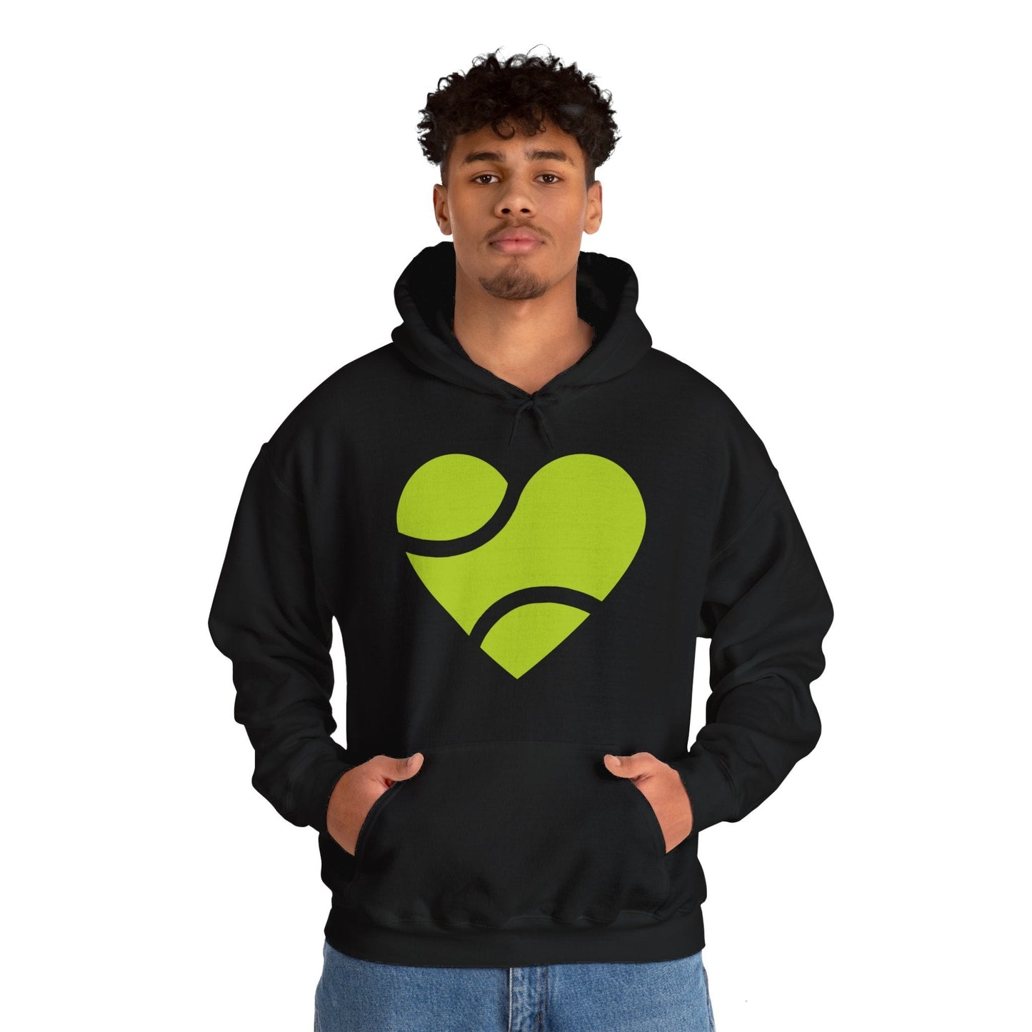 HEART - BALL  - Tennis Hoodie