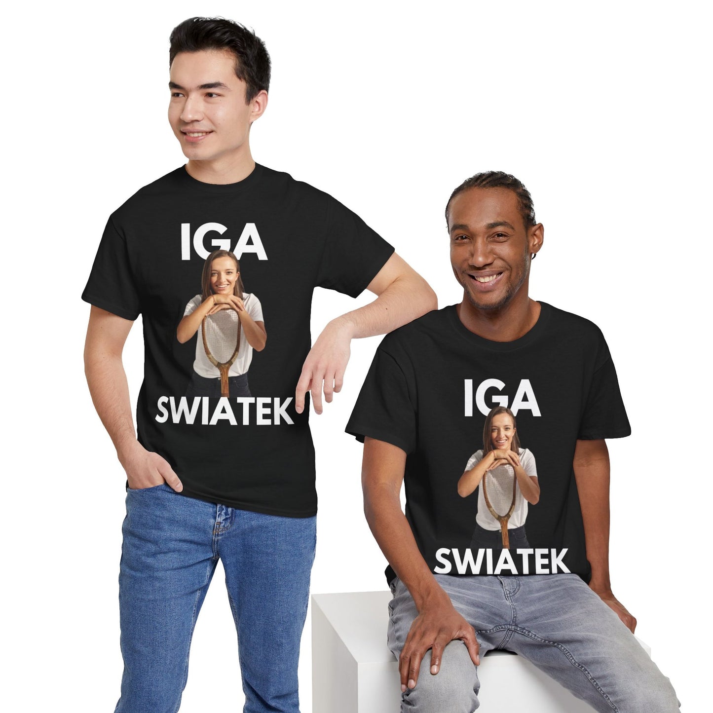 IGA SWIATEK 2 - Tennis Basic Tee