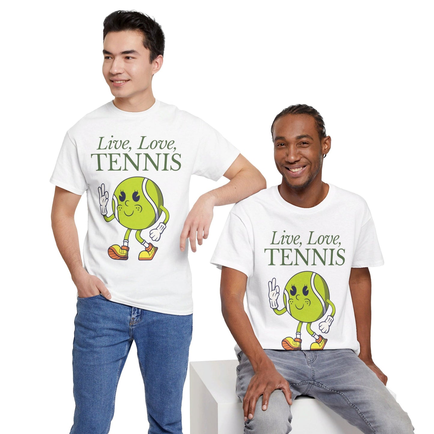 LIVE LOVE TENNIS - Tennis Basic Tee