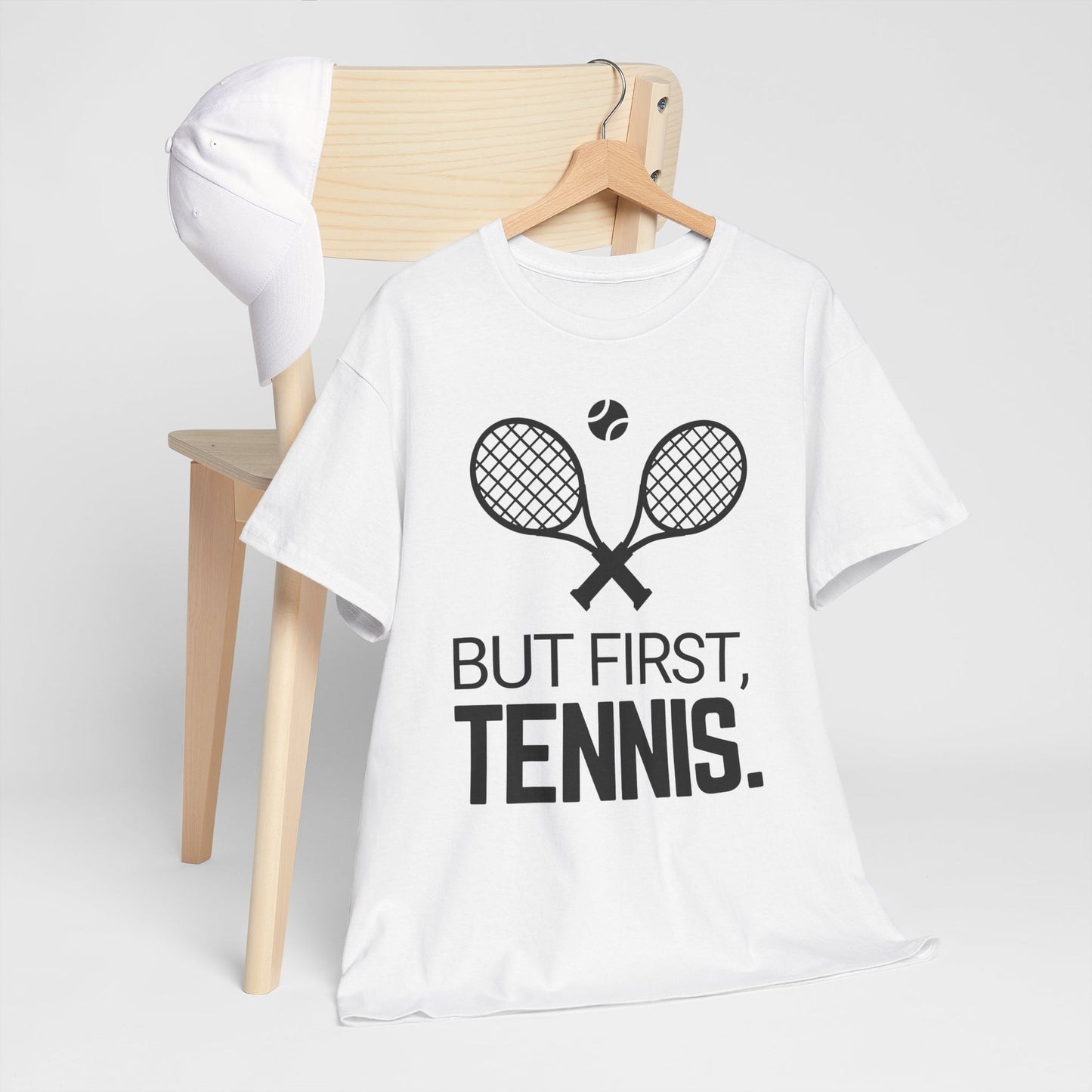 BUT FIRST, TENNIS 2 - Tennis Basic Tee