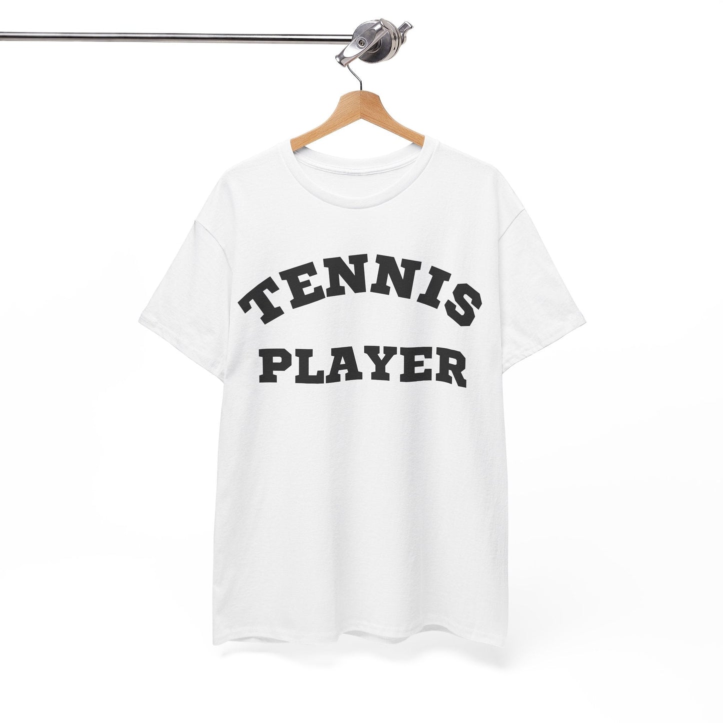 TENNIS PLAYER 3 (White-Black) - Tennis Basic Tee