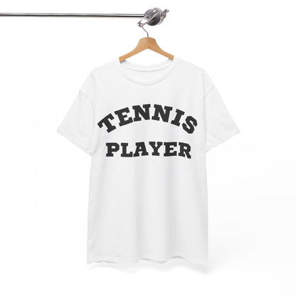 TENNIS PLAYER 3 (White-Black) - Tennis Basic Tee