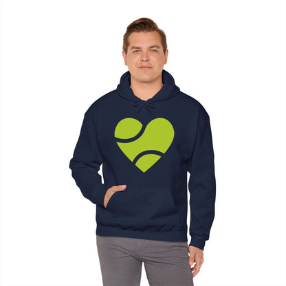 HEART - BALL  - Tennis Hoodie