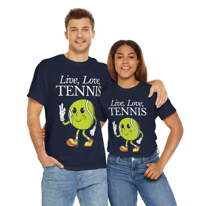 LIVE LOVE TENNIS - Tennis Basic Tee