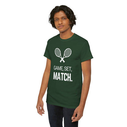 GAME SET MATCH 1 - Tennis Basic Tee