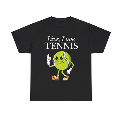 LIVE LOVE TENNIS - Tennis Basic Tee