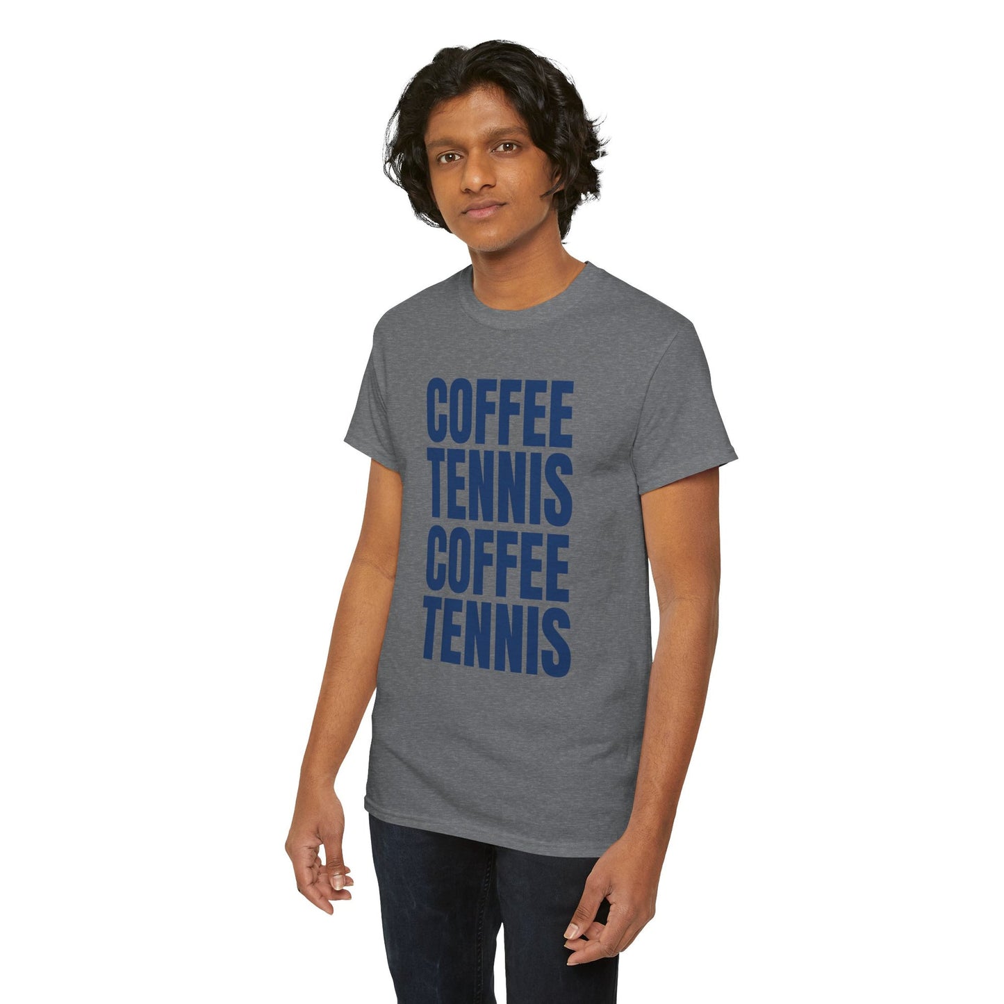 COFFEE & TENNIS 3 - Tennis Basic Tee