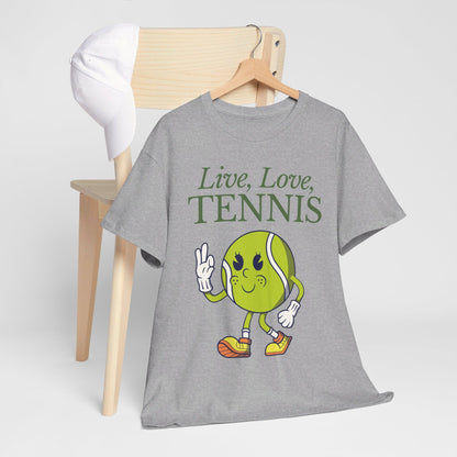 LIVE LOVE TENNIS - Tennis Basic Tee